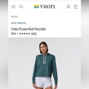Vuori Women's Halo Essential Hoodie